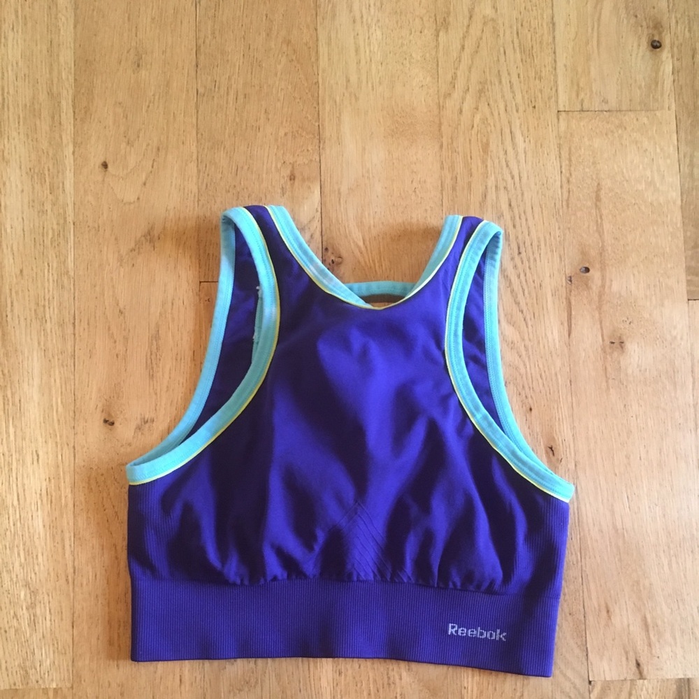 Reebok high necked sports bra